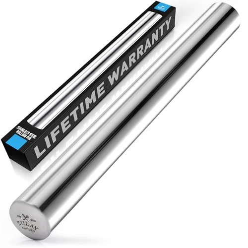 Quality 15.9 inch Professional Stainless Steel Rolling Pin Original Design