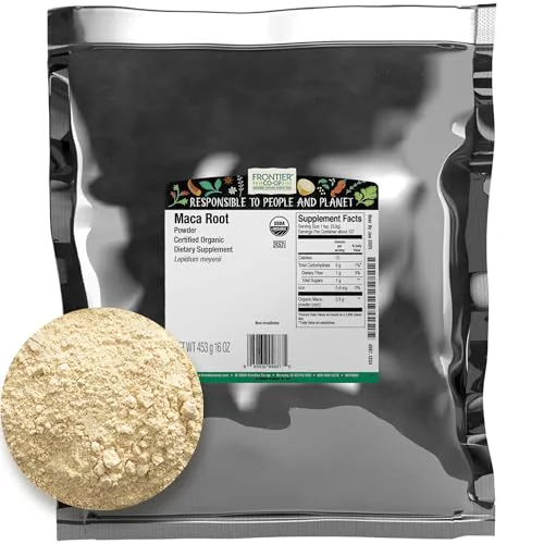 Fine Crafted Frontier Bulk Maca Powder 16 Ounce High-Grade