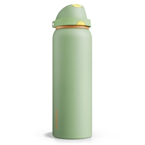 Luxury Insulated Water Bottle with Straw Innovative