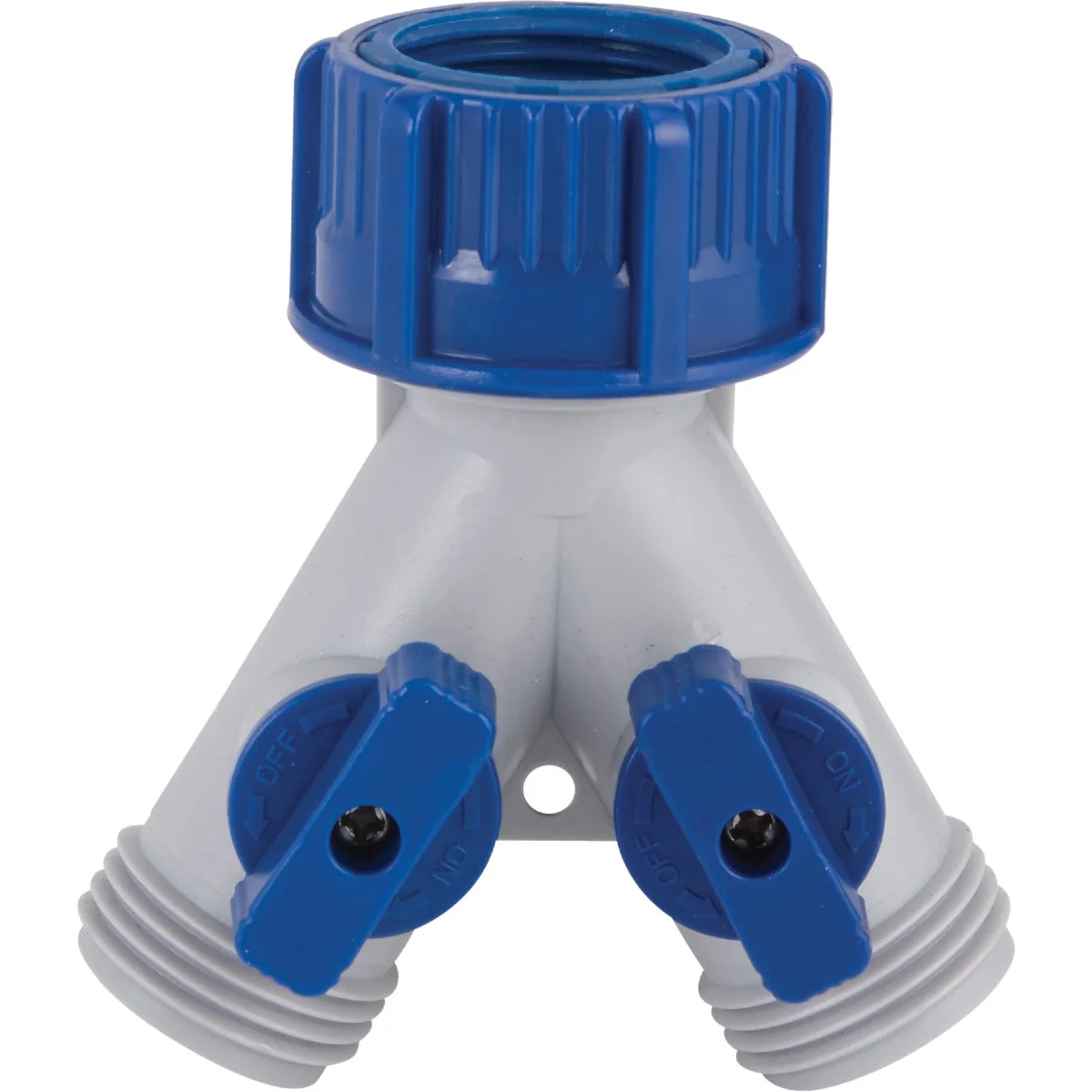 User-Friendly Garden Poly Y-Connector Double Hose Shutoff Relaxed