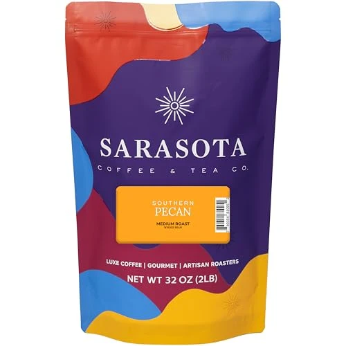 High-End 2 lb Southern Pecan Whole Bean Coffee 32 Ounce Proven