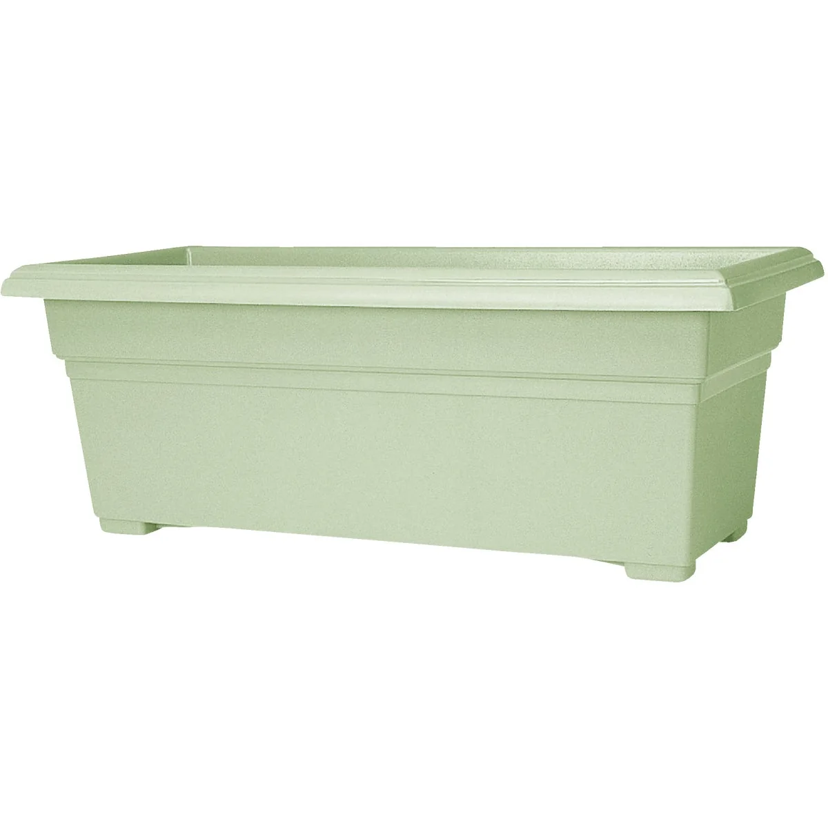 Flexible Novelty Countryside 30 In. Plastic Sage Flower Box Planter Detailed