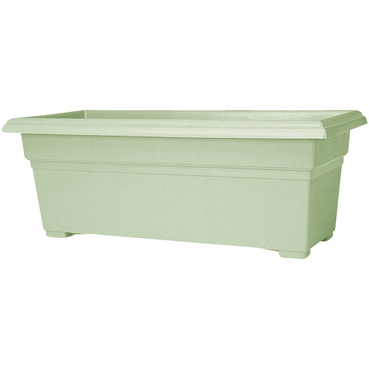 Selected Novelty Countryside 24 In. Plastic Sage Flower Box Planter Powerful
