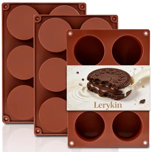 Certified 6 Cavity Silicone Baking Mold Non 3 Count Long-Lasting