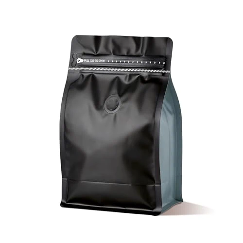 Eco-Friendly Coffee Bags with Valve 60 Count Smooth