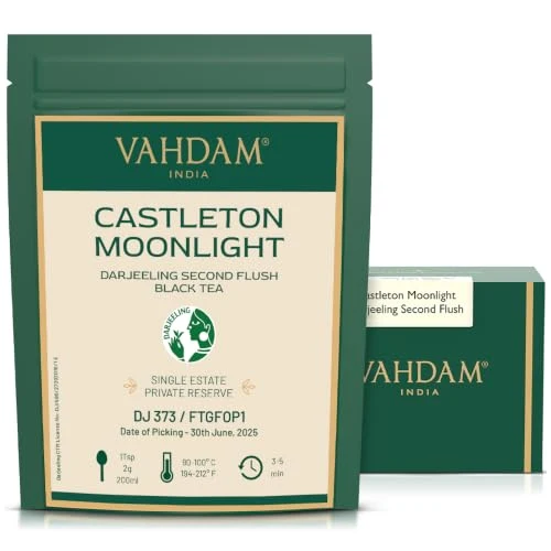 Organic 2025 Castleton Moonlight Darjeeling Second Flush Black Tea DJ 373 Expertly Made