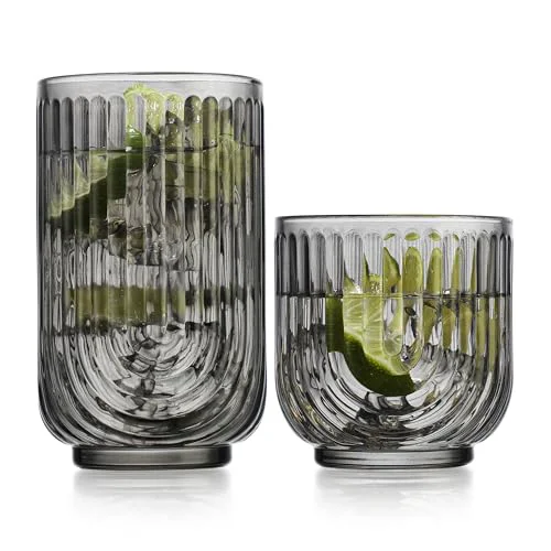 Smart 16 Piece Smoke Glassware Set 16 Count World-Class