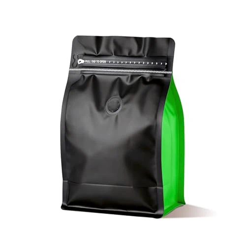 Durable Coffee Bags with Valve 60 Count Unique