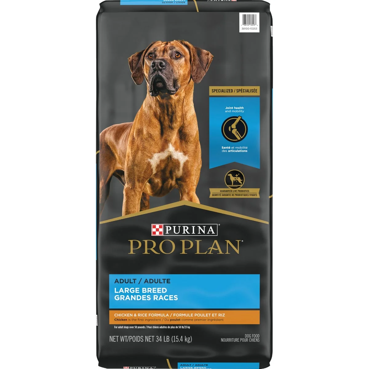 Enhanced Purina Pro Plan 34 Lb. Chicken Flavor Adult Large Breed Dry Dog Food Soft