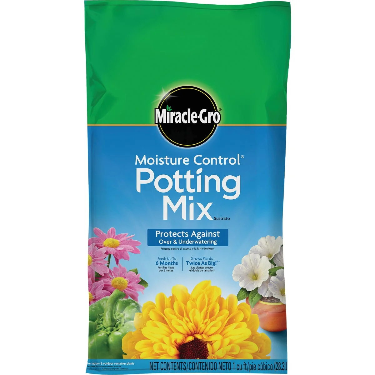 Organic -Gro Moisture Control 1 Cu. Ft. 34 Lb. Indoor Outdoor Potting Soil Premium