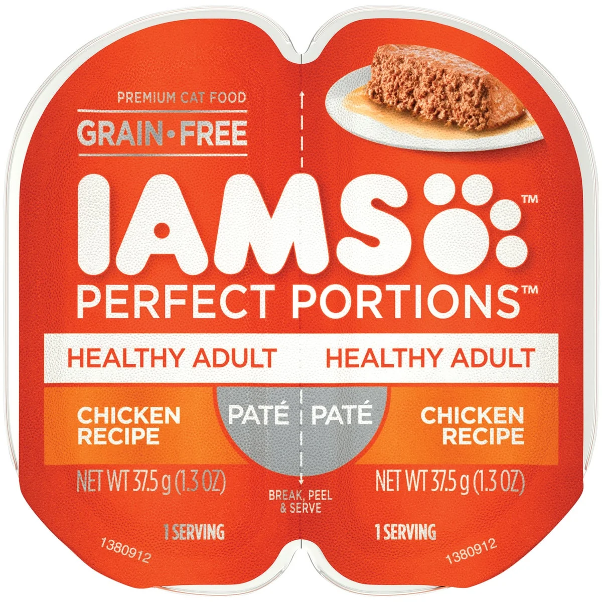 Elite Iams Portions Healthy Adult 2.6 Oz. Chicken Flavor Adult Wet Cat Food Optimized