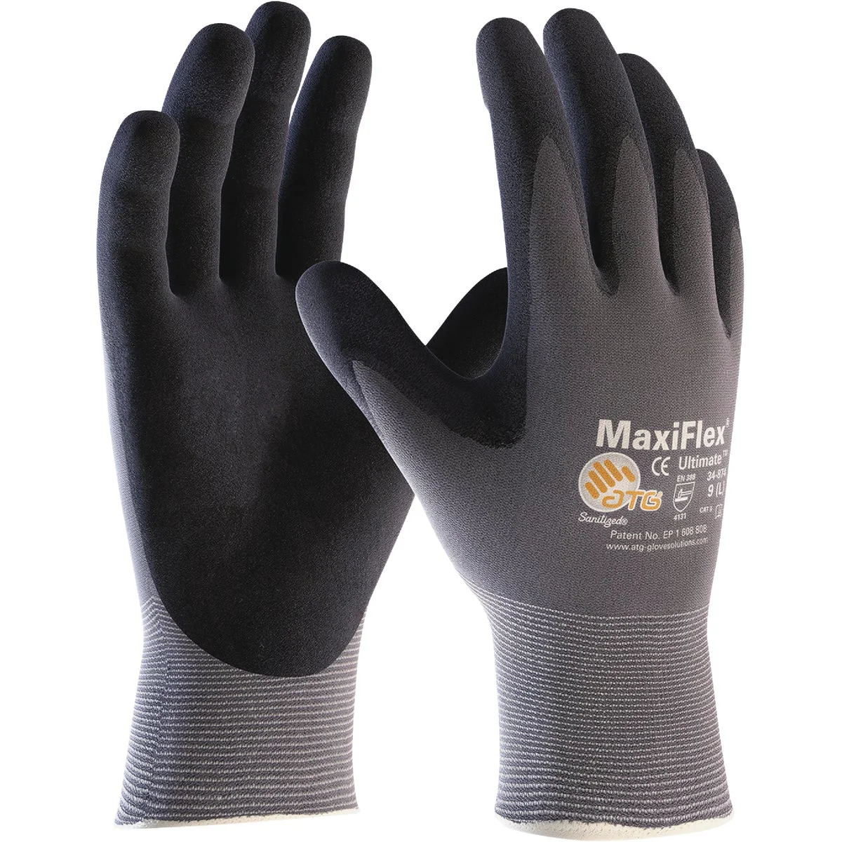 Solid MaxiFlex Men's Large Seamless Knit Nylon Lycra Glove User-Friendly
