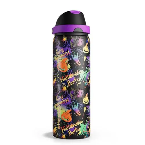 Recyclable Insulated Water Bottle with Straw Classic
