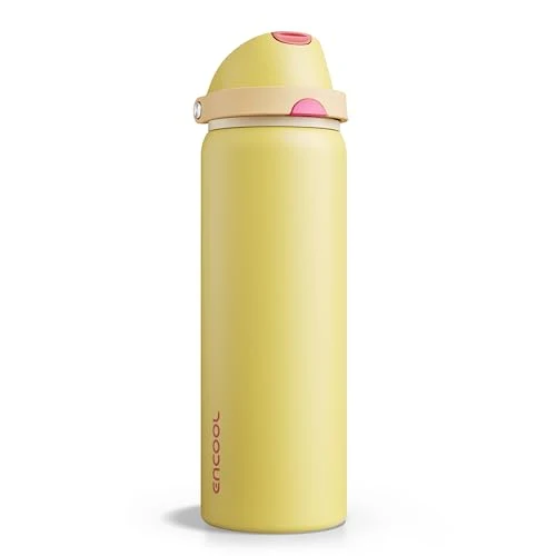 Artisan Insulated Water Bottle with Straw Effective