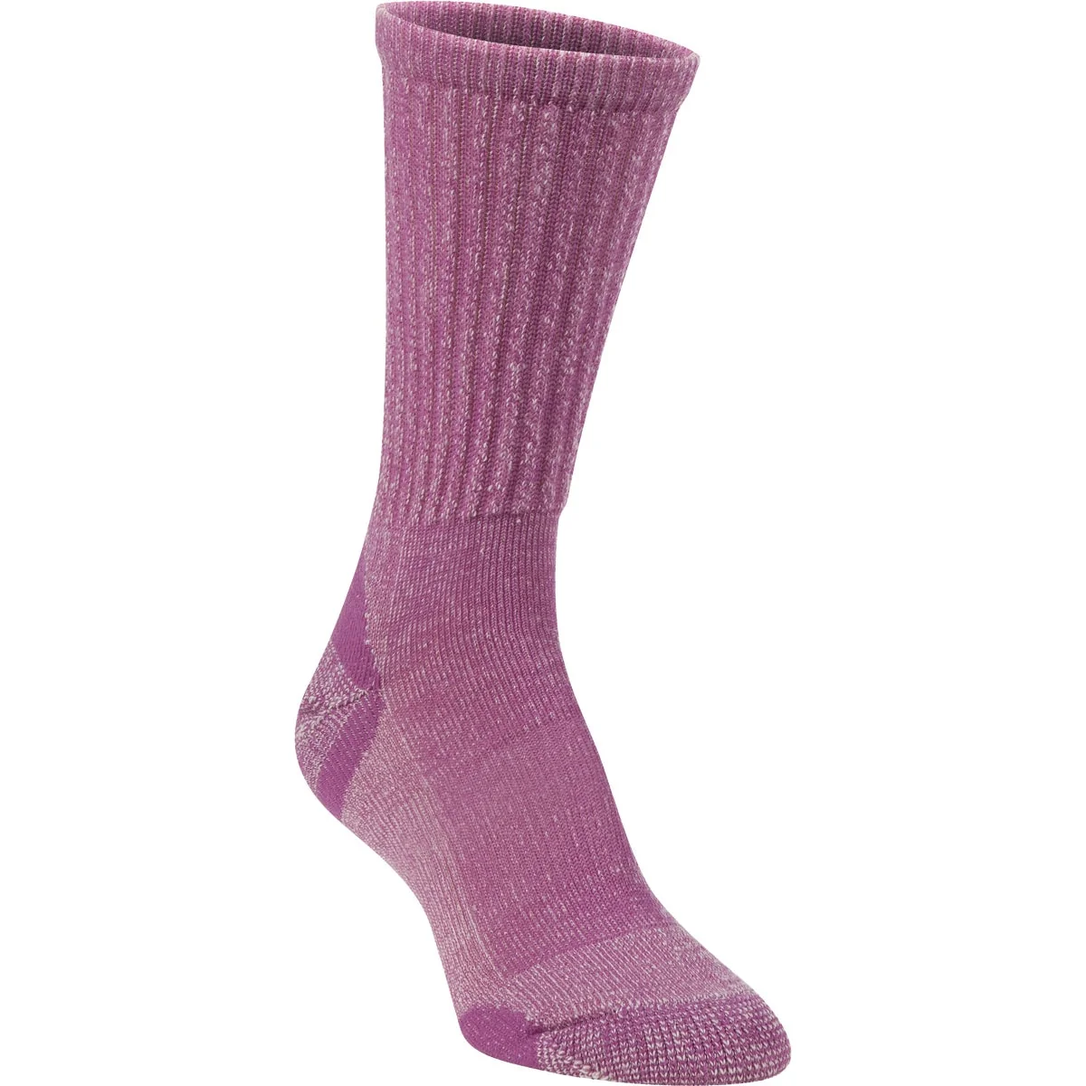 Fast Hiwassee Trading Company Women's Medium Lavender Lightweight Hiking Crew Sock Consistent