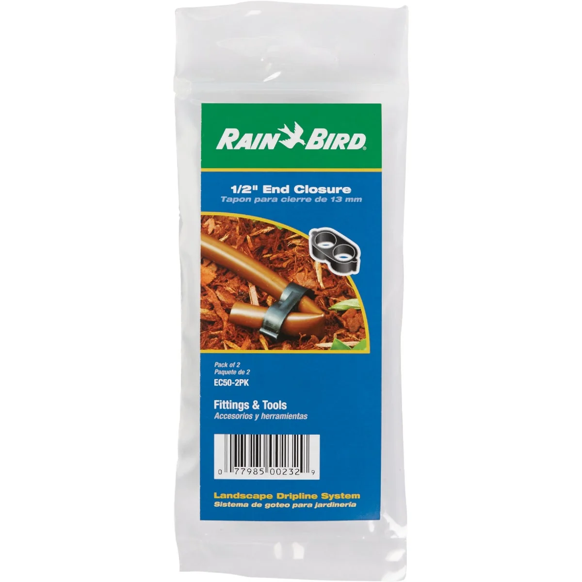 Outstanding Rain Bird 1 2 In. Figure 8 End Clamp 2-Pack Original