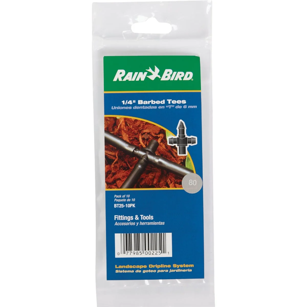 Advanced Rain Bird 1 4 In. Barb x 1 4 In. Barb Tee 10-Pack Casual