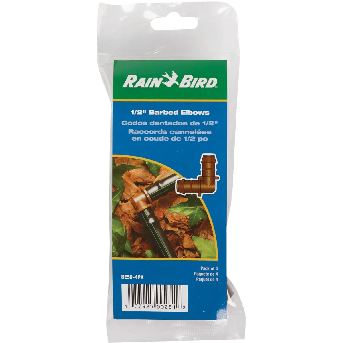 Relaxed Rain Bird 1 2 In. Tubing Barbed Elbow 4-Pack Organic