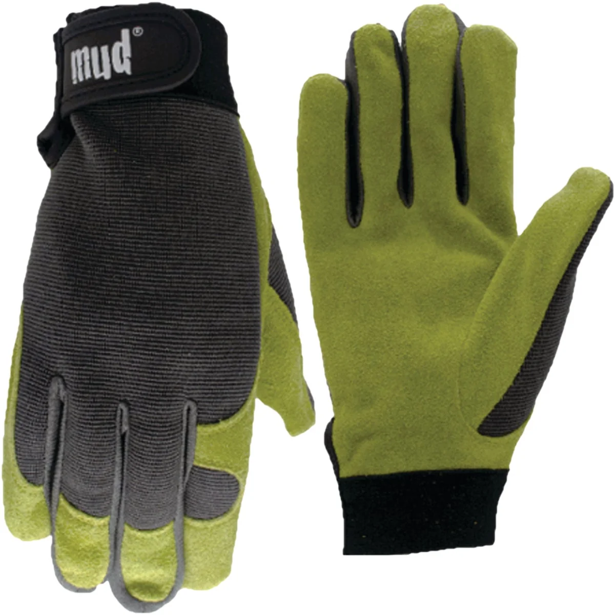 Consistent Mud Women's Medium Large Split Leather Grass High Dexterity Garden Glove Clean