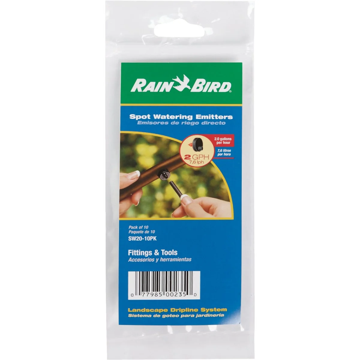 Proven Rain Bird 2 GPH Button Dripper Emitter 10-Pack Natural