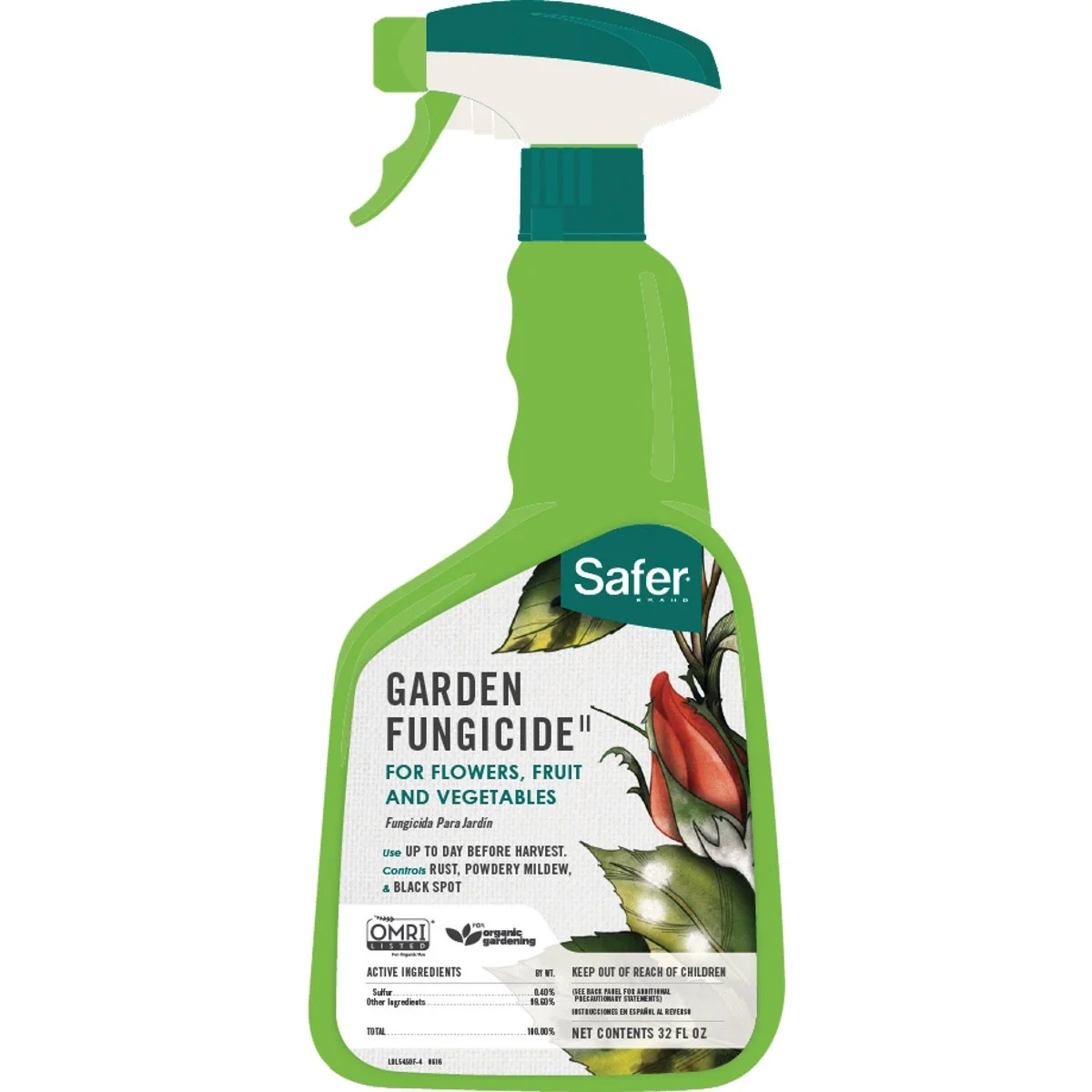 Crafted Safer 32 Oz. Ready To Use Trigger Spray Garden Fungicide Superior