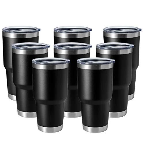Fine Crafted 30oz Stainless Steel Tumbler 8 Count Artisan