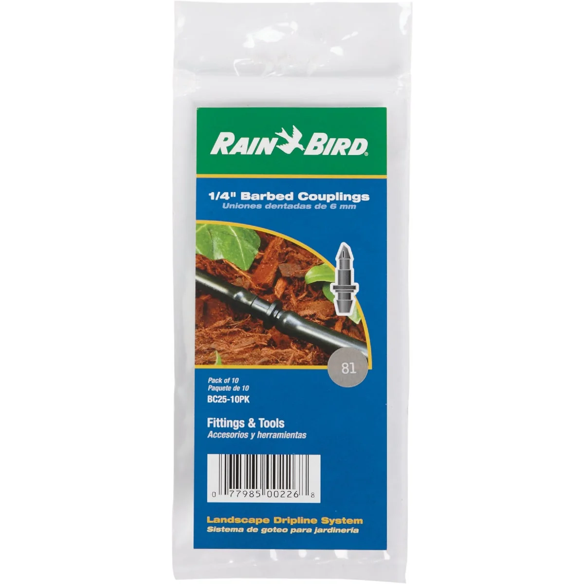 Smart Rain Bird 1 4 In. Tubing Barbed Coupling 10-Pack Sustainable