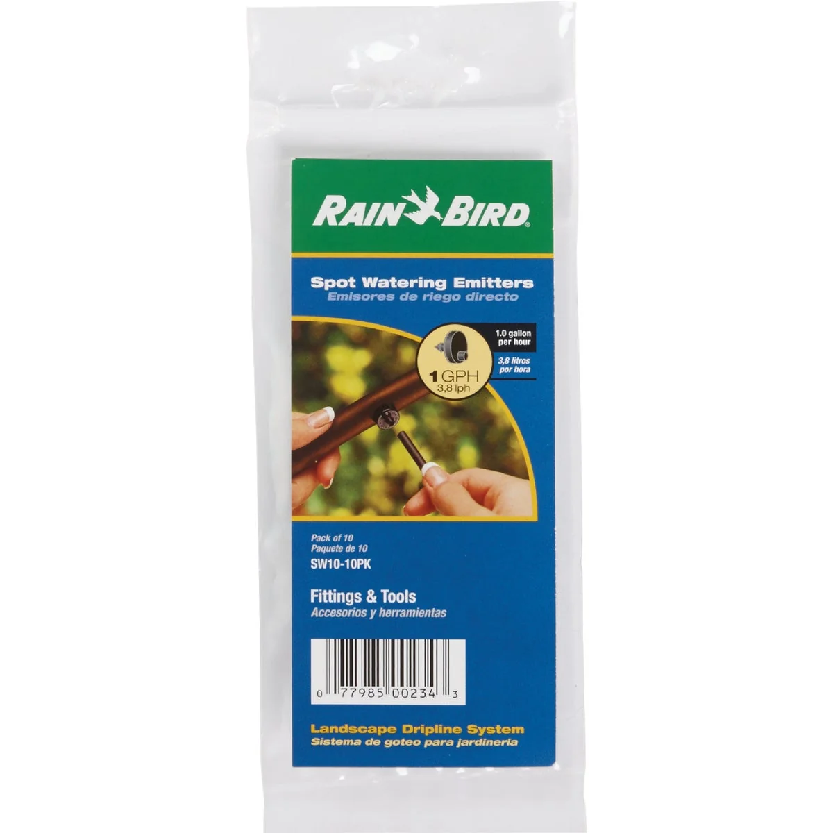 Classic Rain Bird 1 GPH Button Dripper Emitter 10-Pack Premium Material