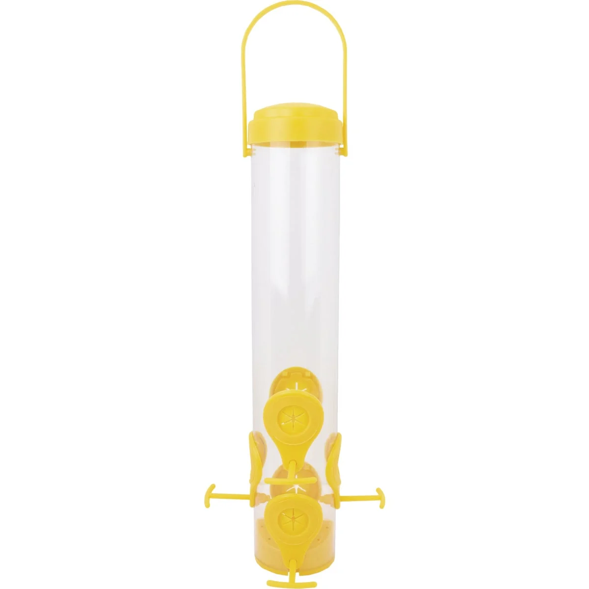 Consistent Perky-Pet Classic 14-1 2 In. 1.5 Lb. Capacity Yellow Nyjer Seed Finch Thistle Feeder Convenient