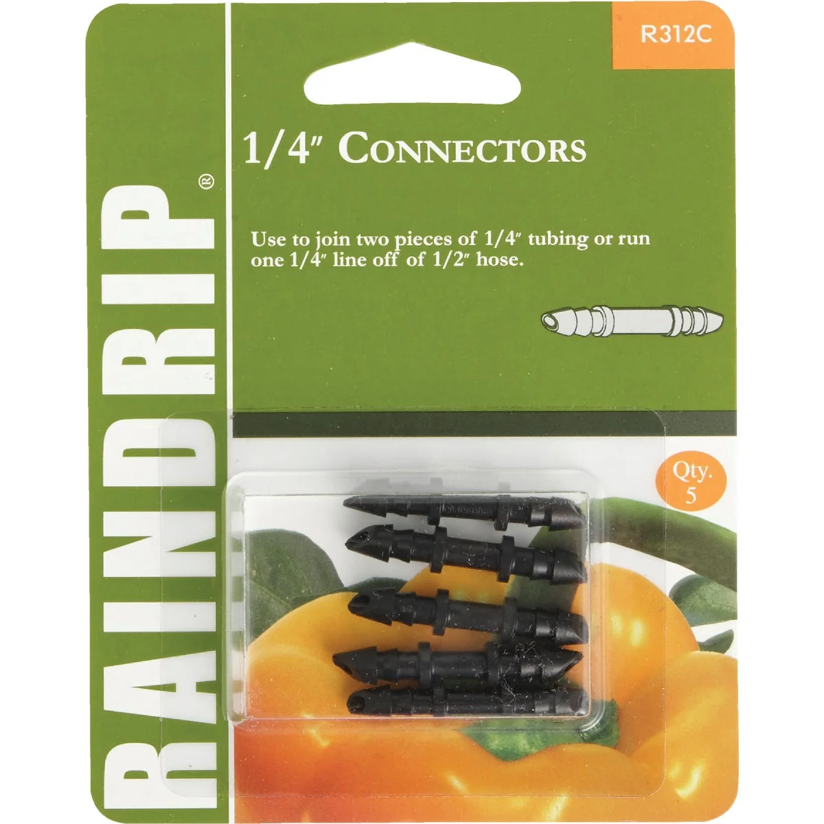 Comfortable Raindrip 1 4 In. Tubing Barbed Connector Coupling 5-Pack Fast