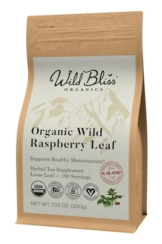 Reliable Organic Red Raspberry Leaf Tea Pregnancy and Menstrual Support 7.05 Ounce Relaxed