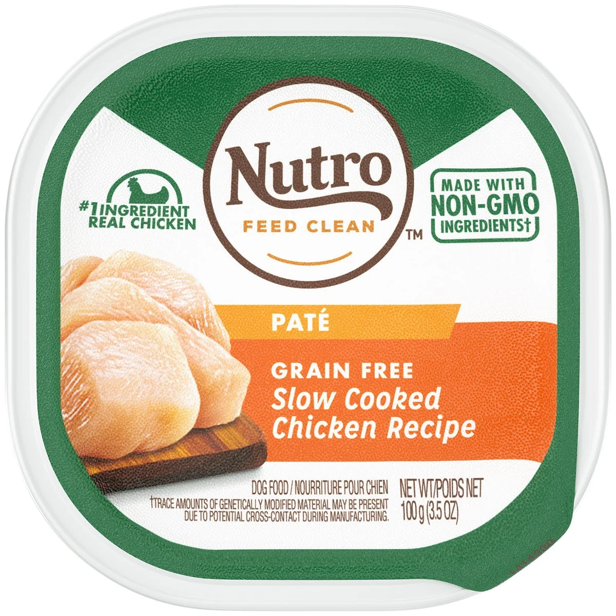 Proven Nutro Grain Slow Cooked Chicken Adult Pate Dog Food 3.5 Oz. Comfortable