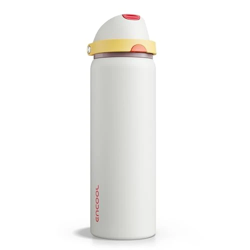 World-Class Insulated Water Bottle with Straw Functional