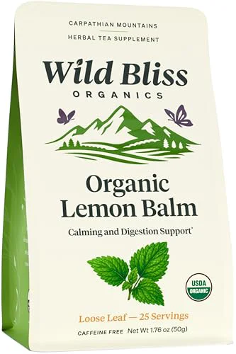 Reusable Organic Lemon Balm Tea 25 Count First-Class