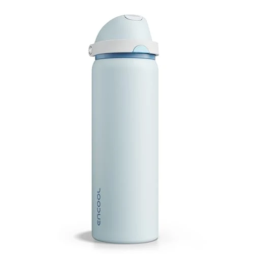 Original Design Insulated Water Bottle with Straw Elegant