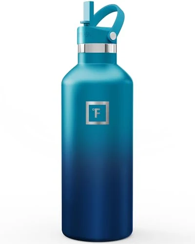 World-Class 32 oz Narrow Mouth Water Bottle with Straw Refined