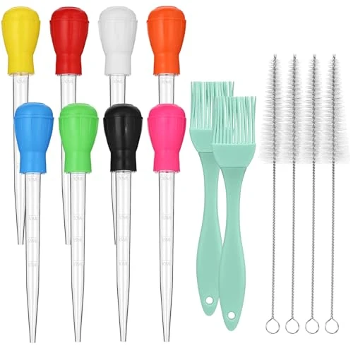 First-Class 14 Pcs Large Turkey Baster Set for Cooking 14 Count Stylish
