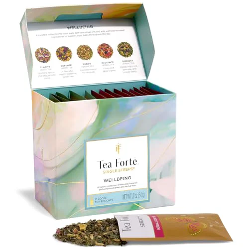 Reliable Single Steeps Tea Sampler 15 Count Sustainable