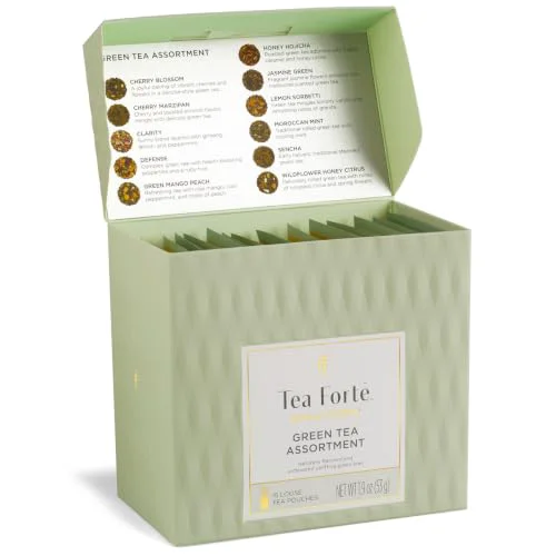 Premium Material Single Steeps Tea Sampler 15 Count Official