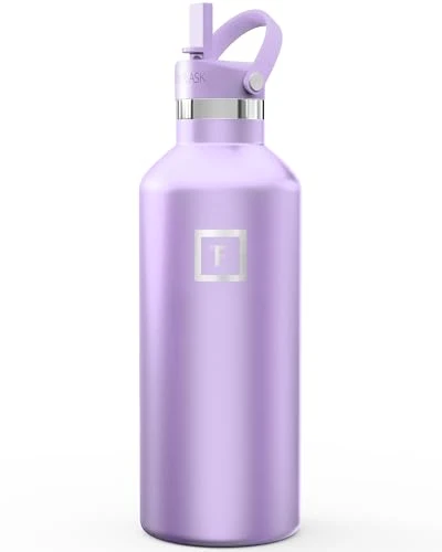 Recyclable 32 oz Narrow Mouth Water Bottle with Straw High-Quality