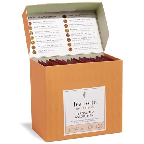 Specialty Single Steeps Tea Sampler 15 Count Easy-to-Use