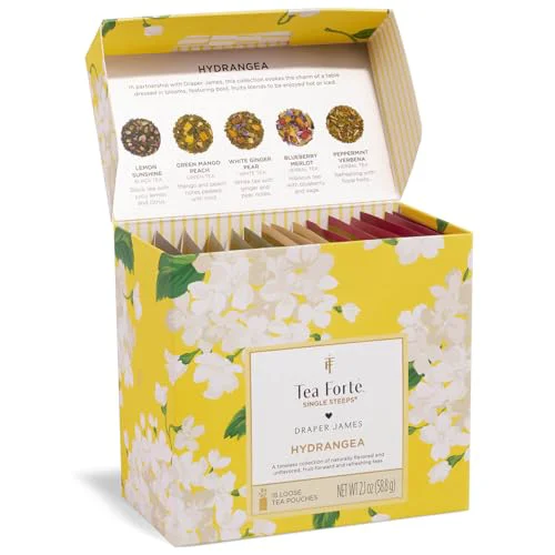 Stylish Single Steeps Tea Sampler 2.25 Ounce Convenient