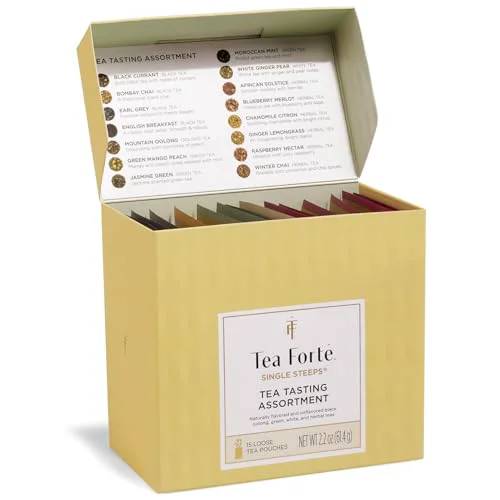 Exceptional Single Steeps Tea Sampler 2.25 Ounce Certified