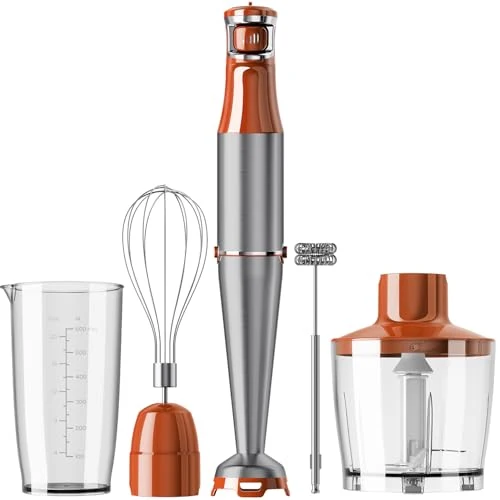 Eco-Friendly Immersion Blender Handheld Corded Hand Blenders Set 1100W User-Friendly