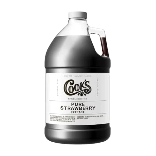 Unique Natural Strawberry Extract for Baking 128 Fl Oz Fast