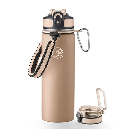 Safe 24oz Insulated Stainless Steel Travel Water Bottle Traditional