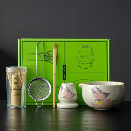 Powerful Matcha Set Matcha Whisk Set Includes Hand 5 Count Expertly Made