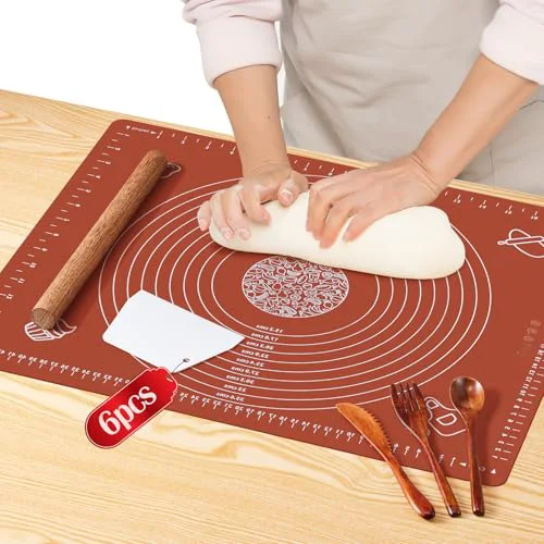 Clean 6PCS Silicone Baking Mat Set Durable