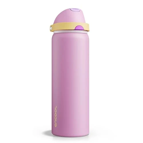 Superior Insulated Water Bottle with Straw User-Friendly