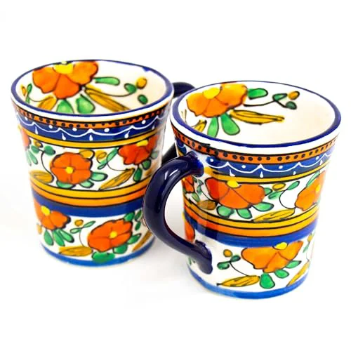 Solid Mexican Pottery Mugs 2 Count Reliable